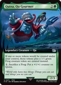 Quina, Qu Gourmet (Extended Art) - FINAL FANTASY - Magic: The Gathering card