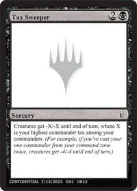 Tax Sweeper - Un-Known Event Playtest Cards - Magic: The Gathering card