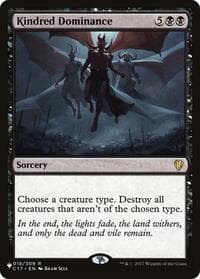 Kindred Dominance - The List Reprints - Magic: The Gathering card