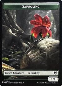 Saproling // Ape Double-Sided Token - The List Reprints - Magic: The Gathering card