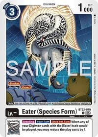 Eater (Species Form) - Cyber Eden - Digimon Card Game card