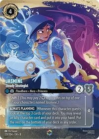 Jasmine - Steady Strategist (Enchanted) - Reign of Jafar - Disney Lorcana card