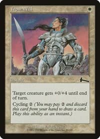 Iron Will - Urza's Legacy - Magic: The Gathering card
