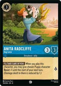 Anita Radcliffe - Dog Lover - Reign of Jafar - Disney Lorcana card