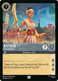 Atitaya - Fang General - Reign of Jafar - Disney Lorcana card