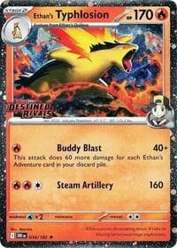 Ethan's Typhlosion (Prerelease) - Miscellaneous Cards & Products - Pokemon card