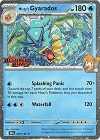 Misty's Gyarados (Prerelease) - Miscellaneous Cards & Products - Pokemon card