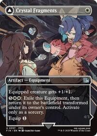 Crystal Fragments (Borderless) - FINAL FANTASY - Magic: The Gathering card