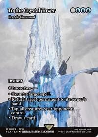 To the Crystal Tower - Cryptic Command (Showcase) - FINAL FANTASY: Through the Ages - Magic: The Gathering card
