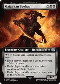 Gaius van Baelsar (Extended Art) - FINAL FANTASY - Magic: The Gathering card