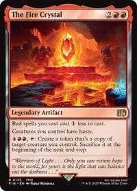 The Fire Crystal - FINAL FANTASY - Magic: The Gathering card