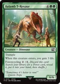 Balamb T-Rexaur - FINAL FANTASY - Magic: The Gathering card
