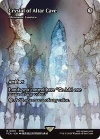 Crystal of Altar Cave - Chromatic Lantern (Showcase) - FINAL FANTASY: Through the Ages - Magic: The Gathering card