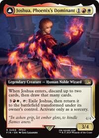 Joshua, Phoenix's Dominant (Extended Art) - FINAL FANTASY - Magic: The Gathering card