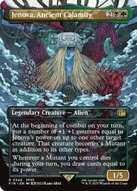 Jenova, Ancient Calamity (Borderless) - FINAL FANTASY - Magic: The Gathering card