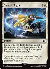Slash of Light - FINAL FANTASY - Magic: The Gathering card