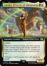 Garnet, Princess of Alexandria (Extended Art) - FINAL FANTASY - Magic: The Gathering card