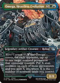 Omega, Heartless Evolution (Borderless) - FINAL FANTASY - Magic: The Gathering card