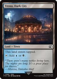 Treno, Dark City - FINAL FANTASY - Magic: The Gathering card
