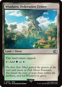 Windurst, Federation Center - FINAL FANTASY - Magic: The Gathering card