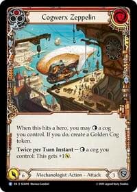 Cogwerx Zeppelin (Red) - High Seas - Flesh and Blood TCG card
