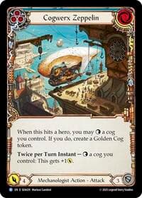 Cogwerx Zeppelin (Blue) - High Seas - Flesh and Blood TCG card