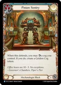Pinion Sentry - High Seas - Flesh and Blood TCG card
