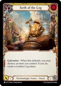 Teeth of the Cog (Yellow) - High Seas - Flesh and Blood TCG card