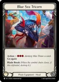 Blue Sea Tricorn - High Seas - Flesh and Blood TCG card