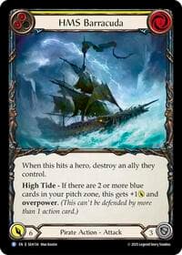 HMS Barracuda - High Seas - Flesh and Blood TCG card
