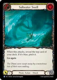 Saltwater Swell (Yellow) - High Seas - Flesh and Blood TCG card