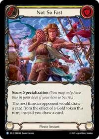 Not So Fast - High Seas - Flesh and Blood TCG card