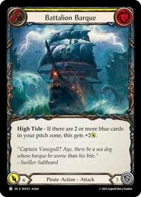 Battalion Barque (Yellow) - High Seas - Flesh and Blood TCG card