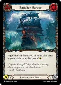 Battalion Barque (Blue) - High Seas - Flesh and Blood TCG card
