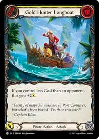 Gold Hunter Longboat - High Seas - Flesh and Blood TCG card