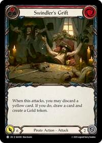 Swindler's Grift (Red) - High Seas - Flesh and Blood TCG card