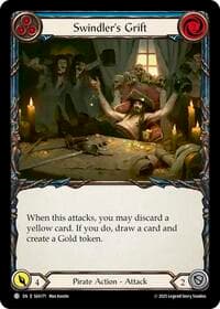 Swindler's Grift (Blue) - High Seas - Flesh and Blood TCG card