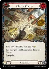 Chart a Course (Red) - High Seas - Flesh and Blood TCG card