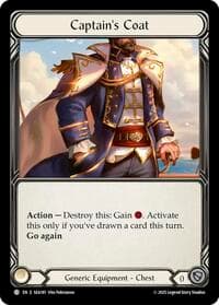 Captain's Coat - High Seas - Flesh and Blood TCG card