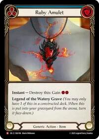 Ruby Amulet - High Seas - Flesh and Blood TCG card