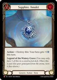 Sapphire Amulet - High Seas - Flesh and Blood TCG card