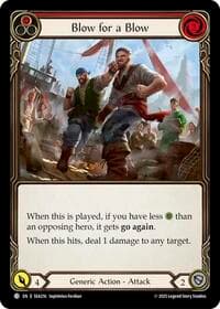 Blow for a Blow - High Seas - Flesh and Blood TCG card