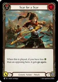 Scar for a Scar (Red) - High Seas - Flesh and Blood TCG card