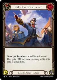 Rally the Coast Guard (Red) - High Seas - Flesh and Blood TCG card