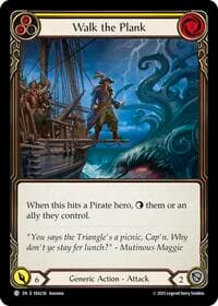 Walk the Plank (Yellow) - High Seas - Flesh and Blood TCG card