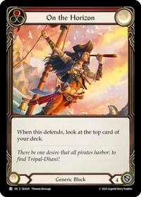 On the Horizon (Red) - High Seas - Flesh and Blood TCG card