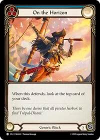 On the Horizon (Blue) - High Seas - Flesh and Blood TCG card