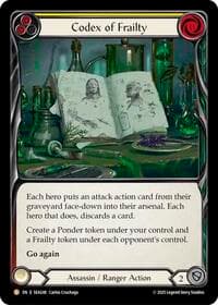 Codex of Frailty - High Seas - Flesh and Blood TCG card