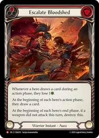 Escalate Bloodshed - High Seas - Flesh and Blood TCG card