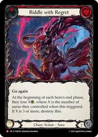 Riddle with Regret - High Seas - Flesh and Blood TCG card